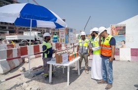 بلدية مدينة أبوظبي تنفذ حملة توعوية تفتيشية على المواقع الإنشائية بجزيرة أبوظبي