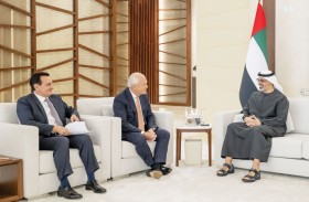 خالد بن محمد بن زايد يلتقي رئيس وأعضاء مجلس إدارة شركة أسترازينيكا