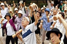 ارتفاع عدد المسنين في اليابان