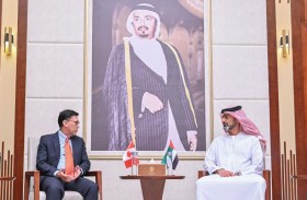 ولي عهد عجمان يستقبل سفير كندا