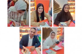 عناوين متنوعة بركن التوقيع في معرض الشارقة الدولي للكتاب 