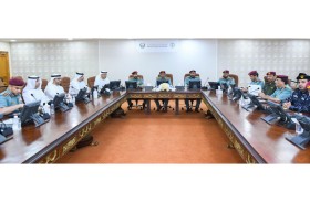 قائد عام شرطة رأس الخيمة يستقبل وفد المركز الوطني للبحث والإنقاذ 