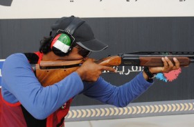 المهيري يتصدر اليوم الافتتاحي في البطولة السادسة لرماية الأطباق 