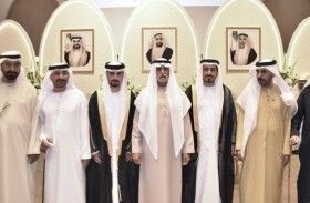 نهيان بن مبارك يحضر أفراح الأحبابي والمنصوري في أبوظبي