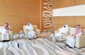 حاكم أم القيوين يستقبل القنصل العام السعودي