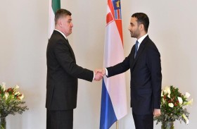 سفير الدولة يقدم أوراق اعتماده إلى رئيس جمهورية كرواتيا