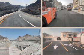 بتوجيهات حاكم الفجيرة .. دائرة الأشغال تبدأ تنفيذ المرحلة التاسعة من مشاريع الطرق الداخلية