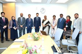 محمد بن هادي الحسيني يلتقي وزيرة مالية الهند 