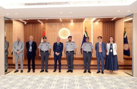 قائد عام شرطة أبوظبي يلتقي نائب رئيس الشرطة الإيطالي 