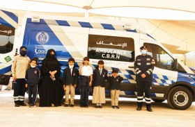  برنامج للوعي الصحي مع عودة الطلبة للمدارس - بالتعاون مع قسم الطوارئ والسلامة العامة-  بعنوان  كمامتكم وقايتكم