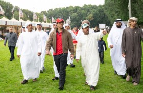 ‏ ‏منصور بن زايد يشهد جانباً من سباق كأس رئيس الدولة للقدرة في الوثبة