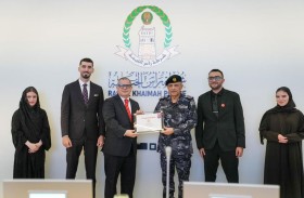 شرطة رأس الخيمة تحصل على اعتماد «أفضل بيئة عمل» من منظمة عالمية