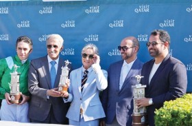 الجواد الإماراتي «آر بي كينج ميكر» بطلا لسباق قطر الدولي للخيول العربية الأصيلة