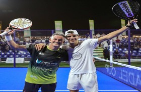 نتائج لافتة يحققها لاعبو مجمع ند الشبا الرياضي في افتتاح كأس دبي للبادل تنس