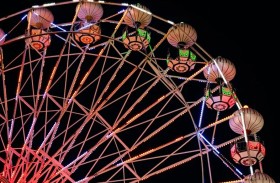 تحطم أرجوحة عملاقة وإصابة العشرات