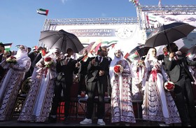 «الفارس الشهم 3» تواكب احتفالات الإمارات بعيد الاتحاد بزفاف 54 عريساً من قطاع غزة