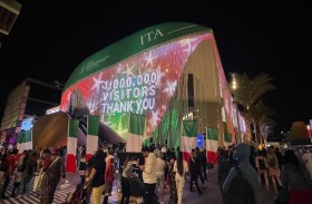 جناح إيطاليا في إكسبو 2020 دبي يسجل مليون زائر و10 ملايين مستخدم افتراضي