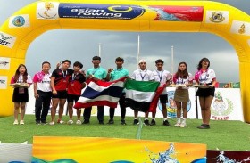منتخب الإمارات يحقق 3 ميداليات ملونة في البطولة الآسيوية للتجديف في تايلاند