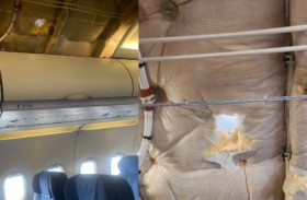 رصاصة تخلي ركاب طائرة