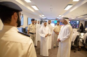 خالد بن محمد بن زايد يطلع على سير العمل في مركز أبوظبي لإدارة الطوارئ والأزمات والكوارث