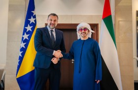 عبدالله بن زايد يستقبل وزير خارجية البوسنة والهرسك
