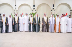 حاكما أم القيوين ورأس الخيمة يحضران حفل زفاف نجلي ماجد بن حمد القاسمي