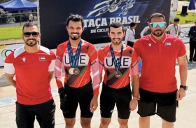 «الإمارات للدراجات البارالمبية» يرفع رصيده إلى 6 ميداليات في كأس البرازيل للمضمار