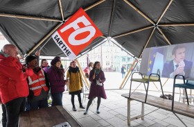 ماكرون: لا يمكن قبول التمرد في الشارع ضد قانون التقاعد