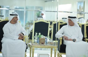 حاكم رأس الخيمة يواصل استقبال المهنئين بشهر رمضان