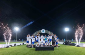 سلطان بن أحمد القاسمي يتوج «الشارقة للإذاعة والتلفزيون» بطلا لبطولة إعلام الشارقة الرمضانية