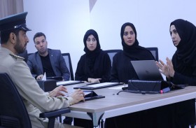 اجتماعية الشارقة تستقبل وفداً من شرطة دبي للاطلاع على خبراتها في خدمة المجتمع