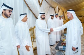 محمد الشرقي يقدم واجب العزاء في وفاة حرم خليفة النابودة