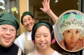 مُصابة بالسرطان تفتتح مقهى وتوظف أصحاب الهمم فقط