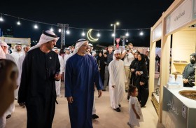 خالد بن محمد بن زايد يحضر فعالية أدنوك الرمضانية