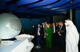 صقر غباش ورئيسة مجلس الاتحاد للجمعية الفيدرالية الروسية يزوران إكسبو 2020 دبي