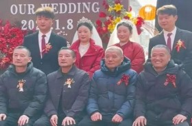 زفاف أسطوري يجمع 4 توائم في ليلة واحدة 