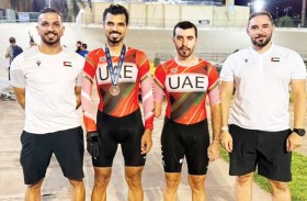 ميداليتان للإمارات في افتتاح كأس البرازيل للمضمار للدراجات البارالمبية