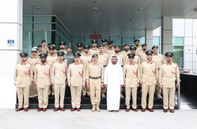 عبدالله المري يتفقد مركز شرطة الخوانيج 