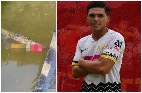 تمساح يلتهم لاعب كرة قدم 