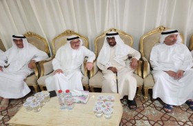 فيصل بن سلطان القاسمي يعزي في وفاة عبدالله عمر الشامسي