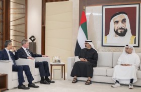 خالد بن محمد بن زايد يلتقي الرئيس التنفيذي لشركة «فيزا»