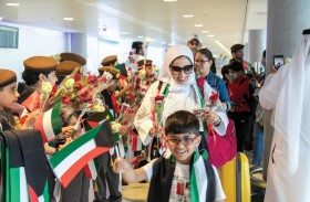مطار أبوظبي الدولي يحتفي باليوم الوطني الكويتي