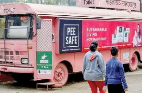 الهند تحول الحافلات القديمة إلى مراحيض للنساء