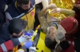 الزلزال الكبير.. إنقاذ شاب ظل عالقا 113 ساعة 