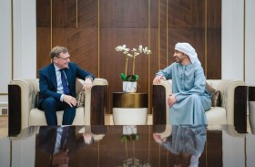 عبدالله بن زايد يستقبل وزير خارجية ألمانيا