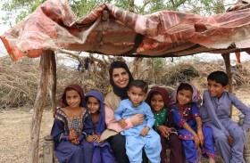 وفد مبادرات محمد بن راشد آل مكتوم العالمية وبرنامج الأغذية العالمي يزور متضرري الفيضانات في باكستان