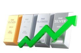 ارتفاع أسعار الذهب  و المعادن النفيسة الأخرى