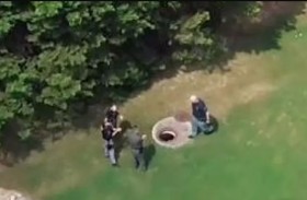 طائرة مسيّرة تصطاد لصا في أغرب موقع 