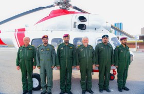 جناح جو شرطة رأس الخيمة ينقذ 8 عالقين في منطقة جبلية وعرة