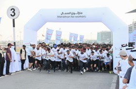 أكثر من ألف عامل يشاركون في «سباق الجري» بدبي احتفالاً بيوم العمال العالمي